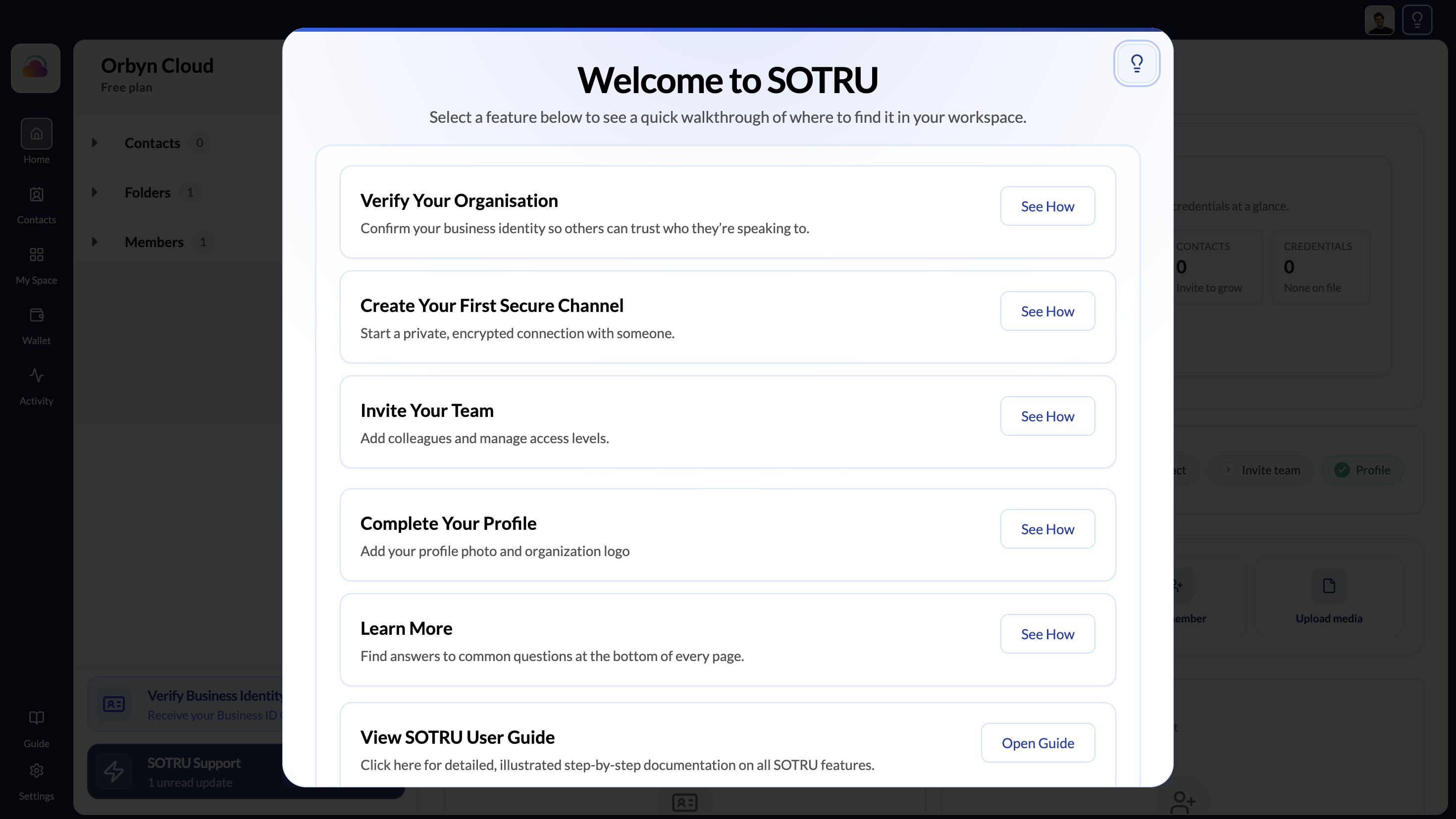 Set up your organisation